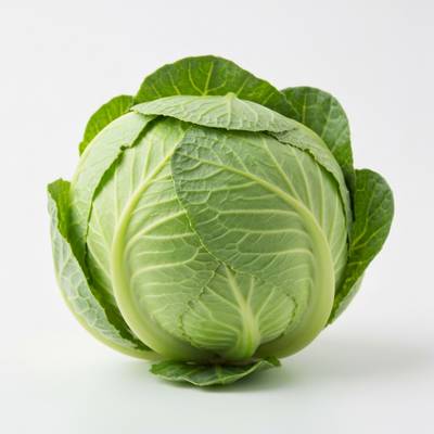 Des choux verts dans un lit de culture aquaponique.